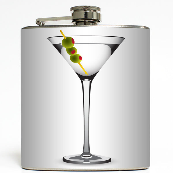 Flask Base Martini Glasses