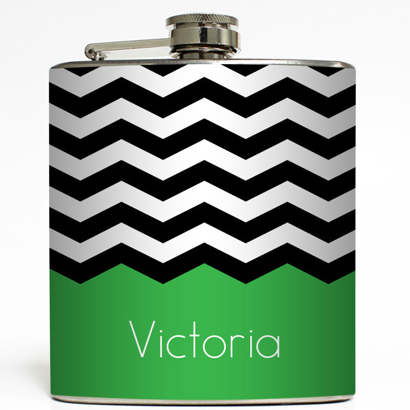 Chevronica - Personalized Chevron Flask