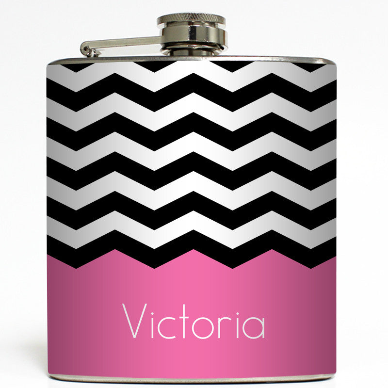 Chevronica - Personalized Chevron Flask