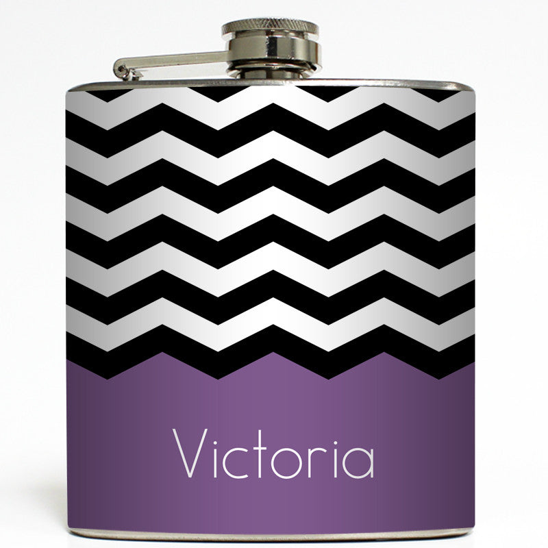 Chevronica - Personalized Chevron Flask