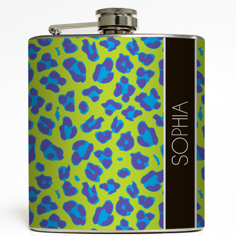 African Safari - Personalized Cheetah Flask