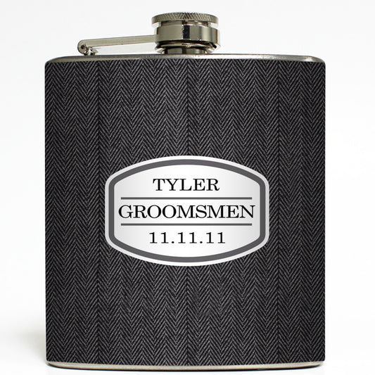 Save the Date - Groomsmen Flask