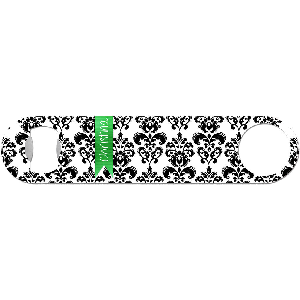 Personalized Damask - Monogram Bottle Opener