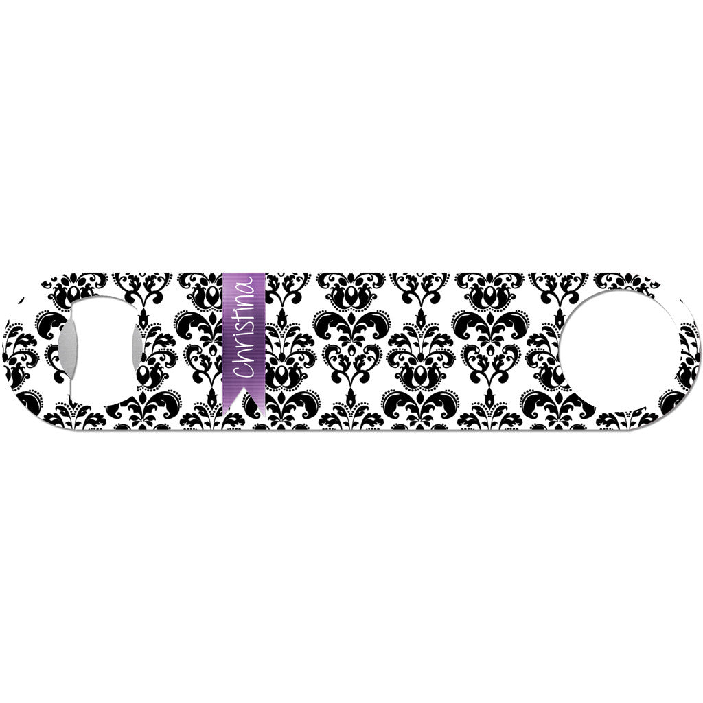 Personalized Damask - Monogram Bottle Opener