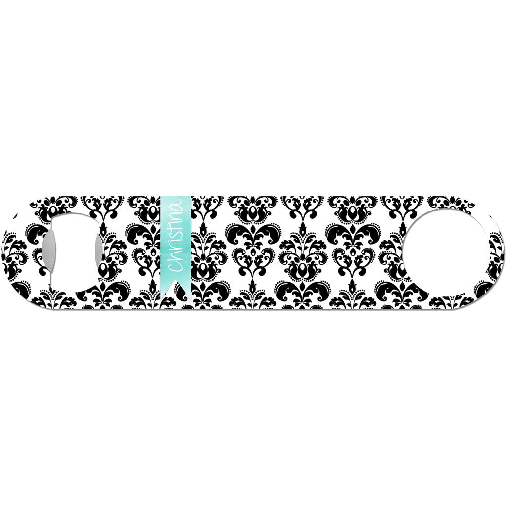 Personalized Damask - Monogram Bottle Opener