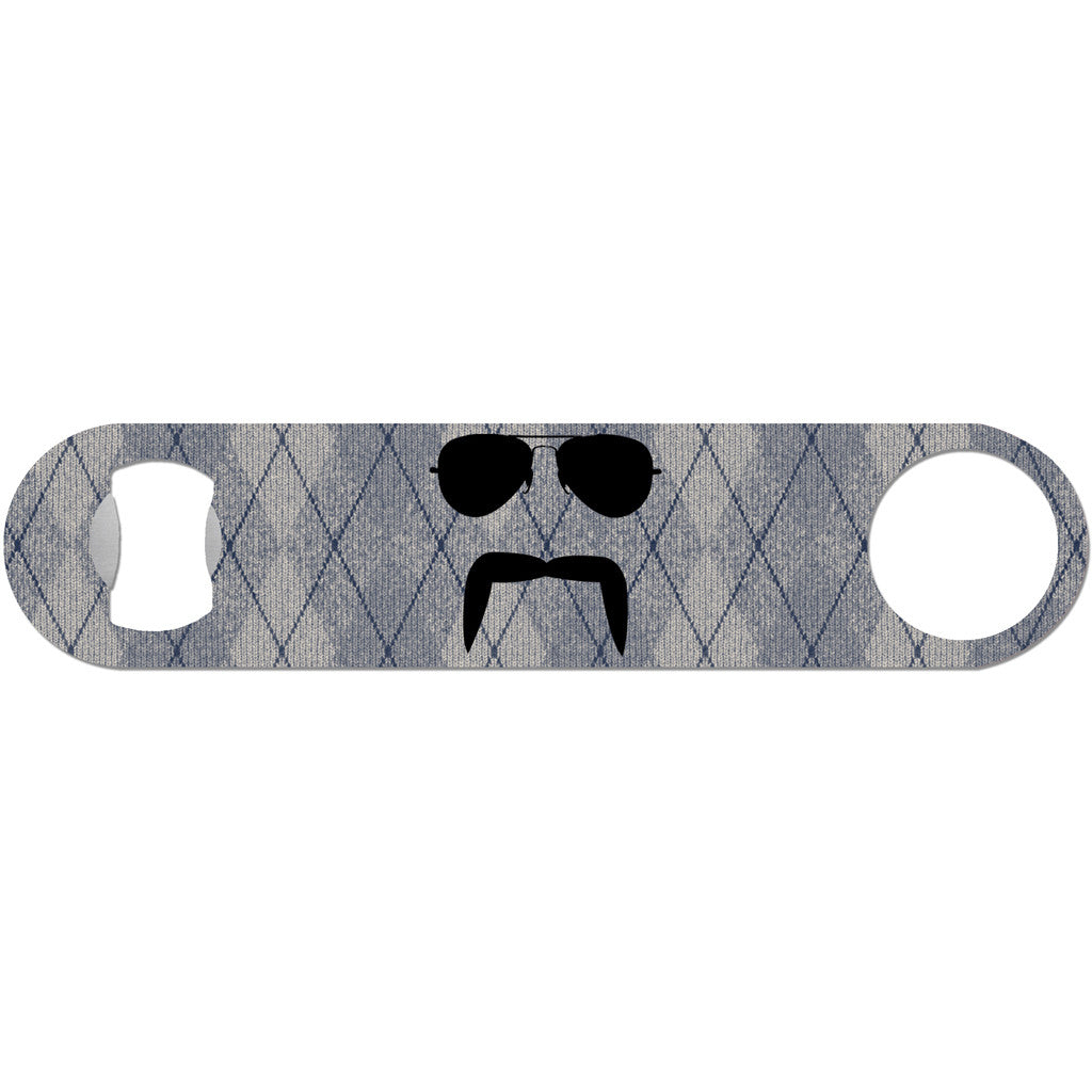 The Aviator - Mustache and Sunglasses Bottle Opener