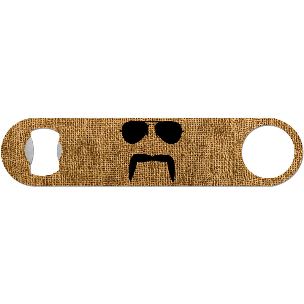 The Aviator - Mustache and Sunglasses Bottle Opener