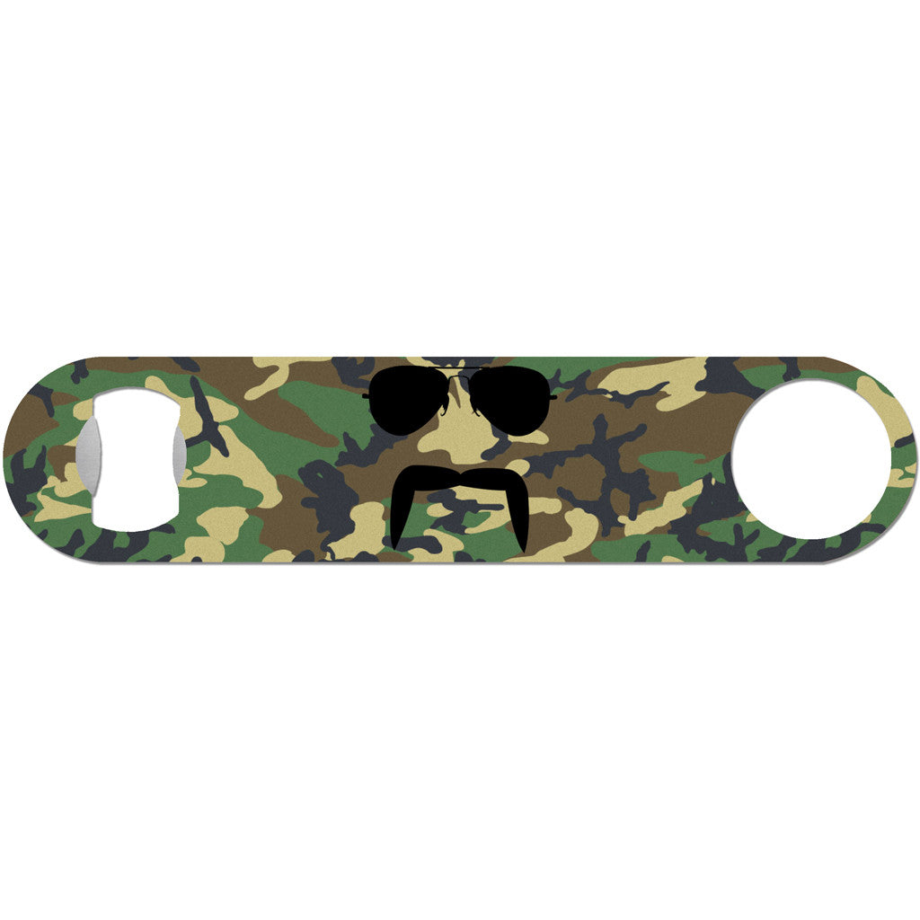 The Aviator - Mustache and Sunglasses Bottle Opener