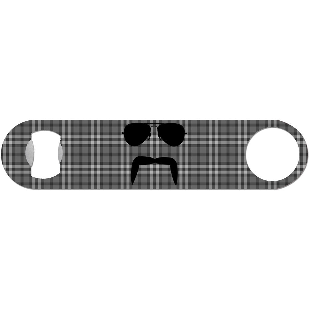 The Aviator - Mustache and Sunglasses Bottle Opener