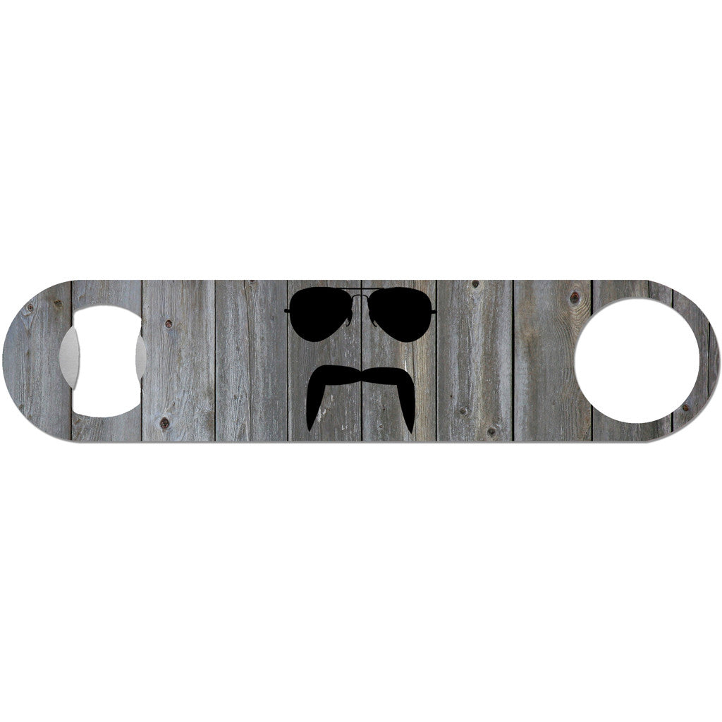 The Aviator - Mustache and Sunglasses Bottle Opener