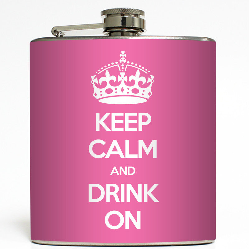 Keep Calm - Funny Flask