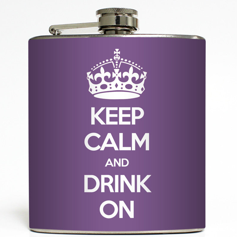 Keep Calm - Funny Flask