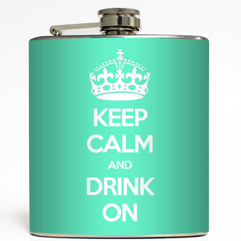 Keep Calm - Funny Flask