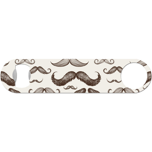 Burgundy - Retro Mustache Bottle Opener