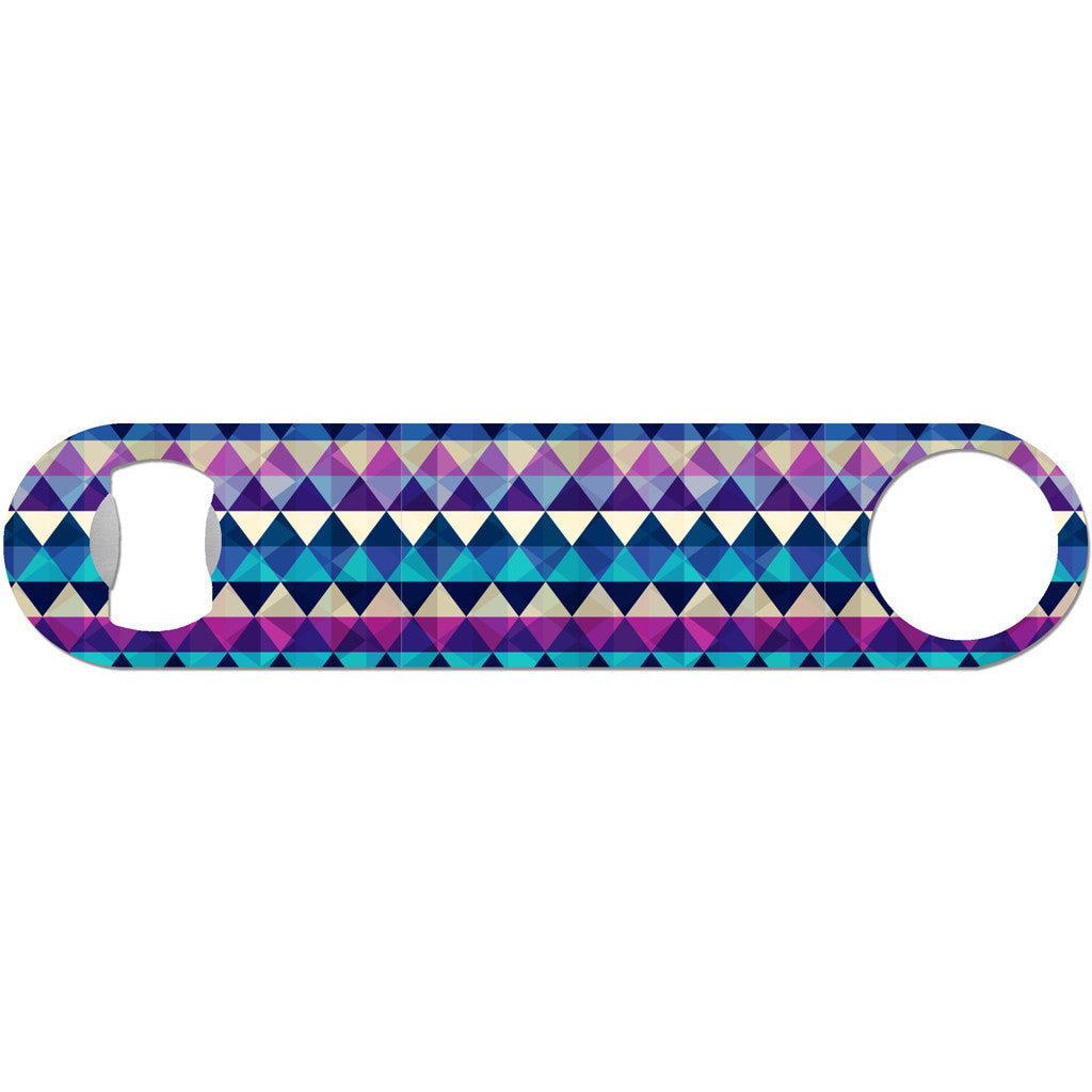 Geometric Aztec Print - Diamond Pattern Bottle Opener