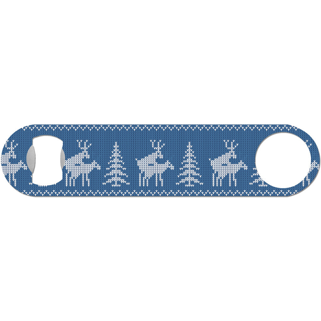 Merry Christmas Ya Filthy Animal - Blue Humping Reindeer Bottle Opener