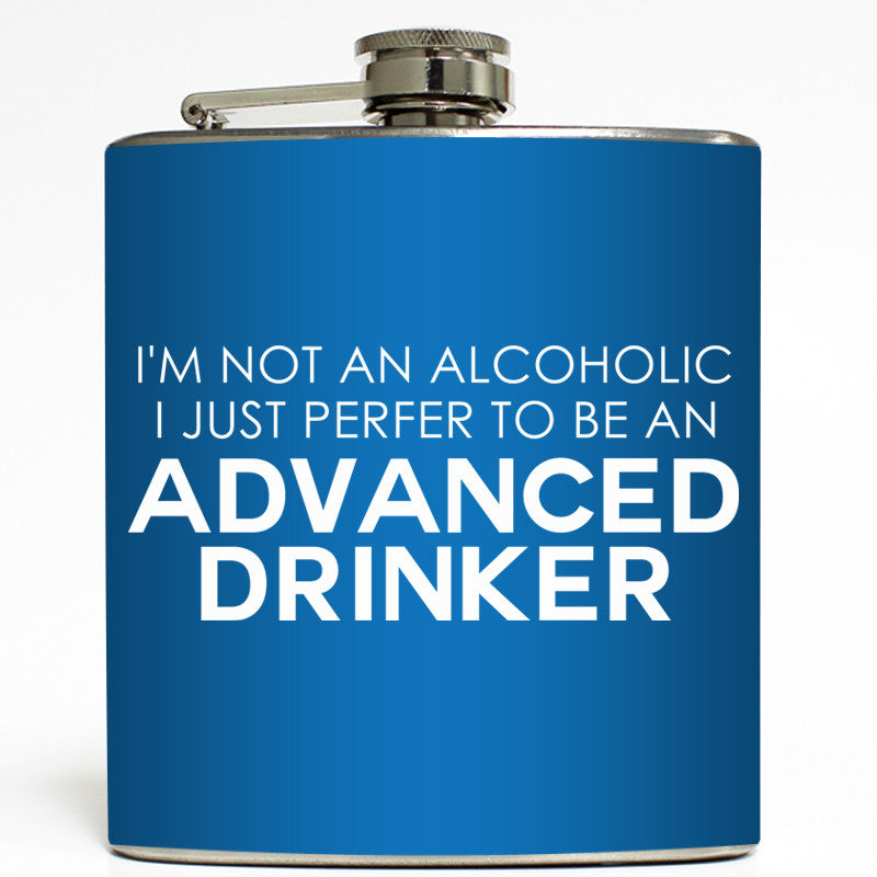 Advanced Drinker - Funny Alcohol Flask