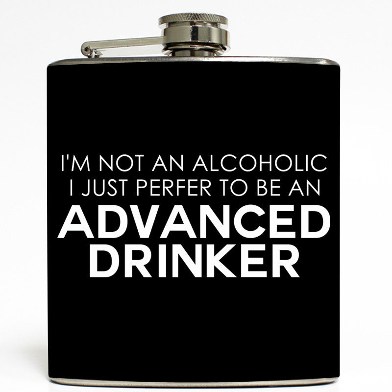 Advanced Drinker - Funny Alcohol Flask