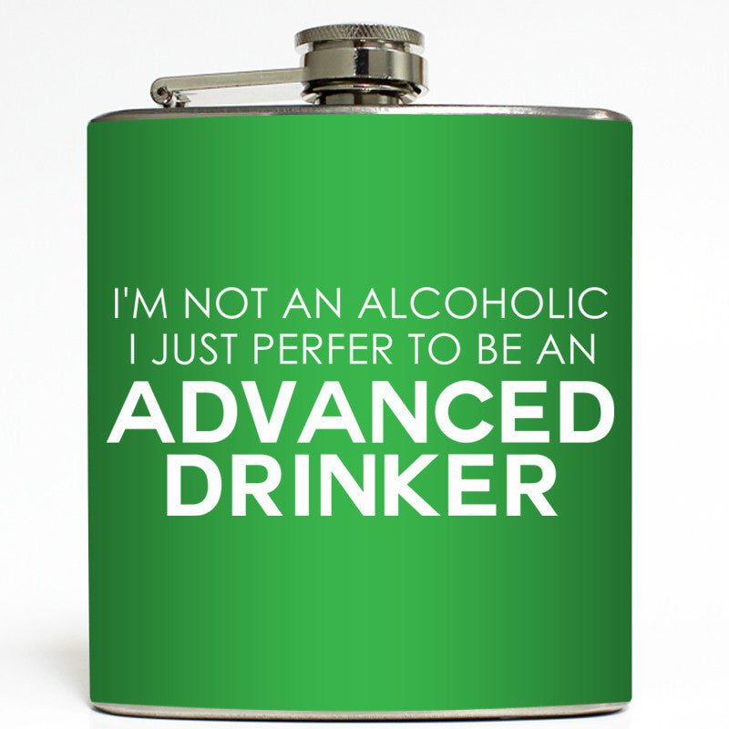 Advanced Drinker - Funny Alcohol Flask