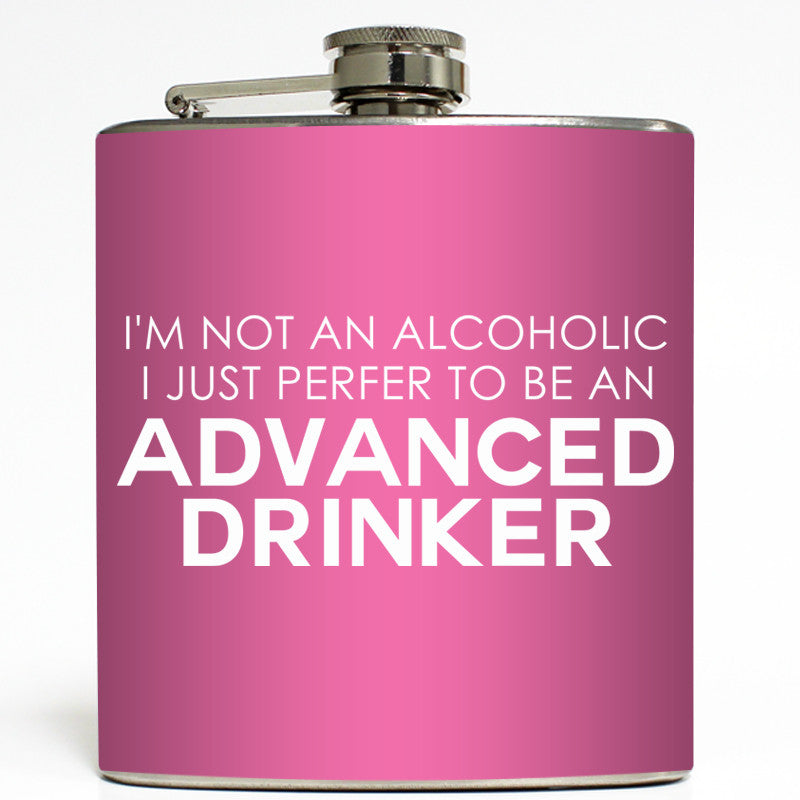 Advanced Drinker - Funny Alcohol Flask