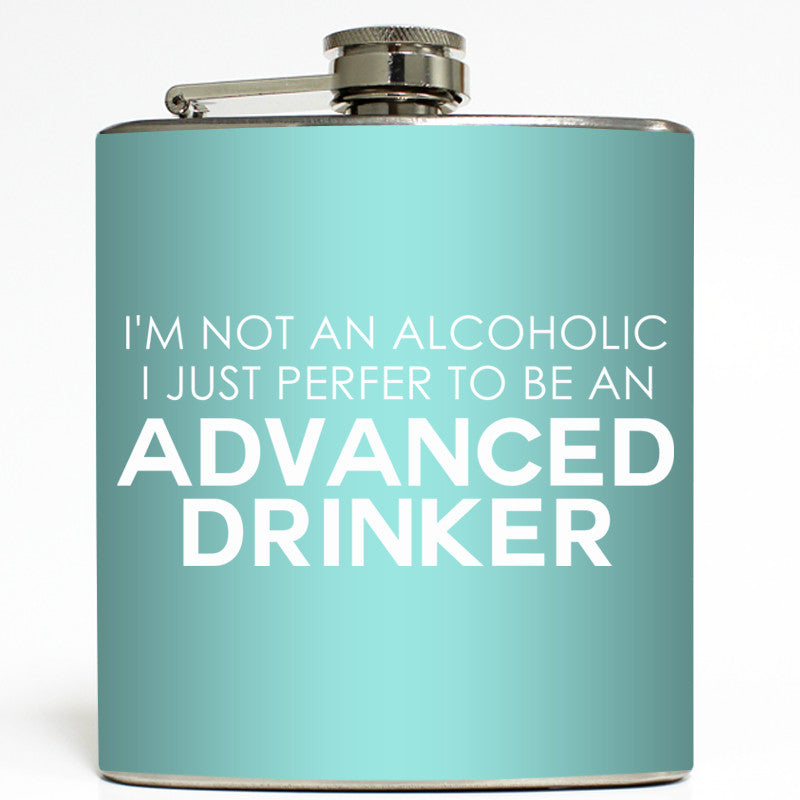 Advanced Drinker - Funny Alcohol Flask