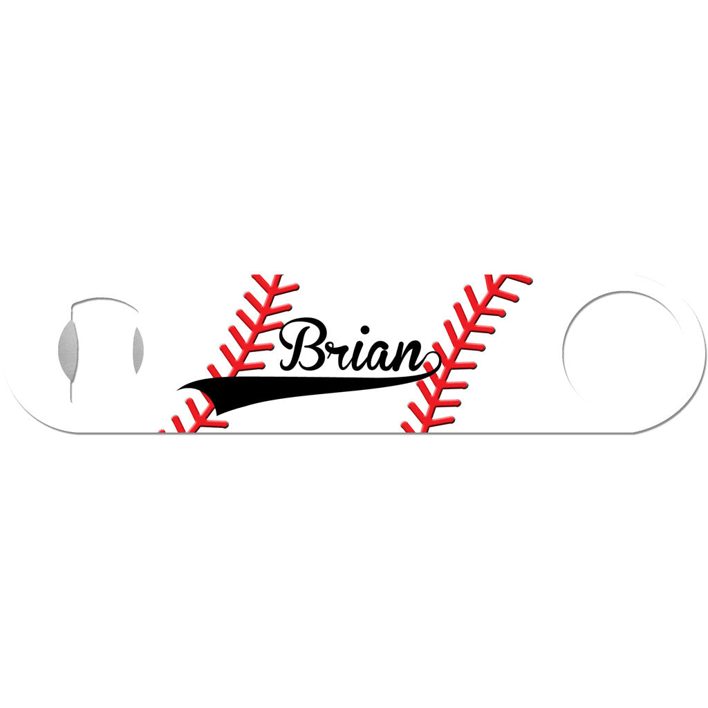 Personalized Baseball - Sports Bottle Opener