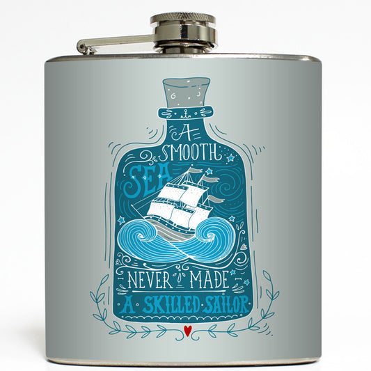 A Skilled Sailor - Nautical Flask