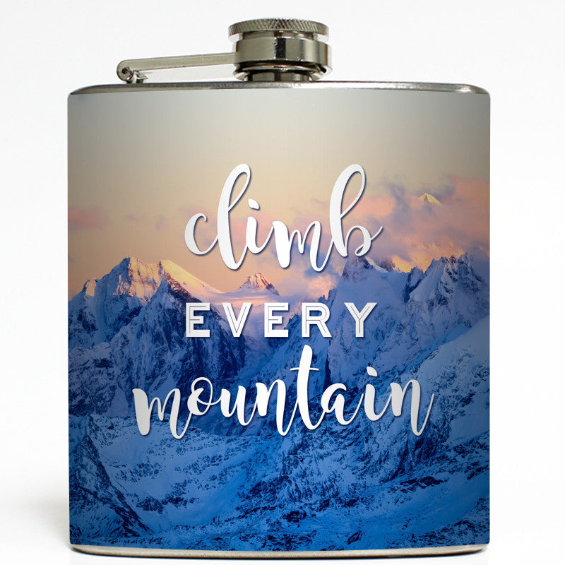 Climb Every Mountain - Camping Flask