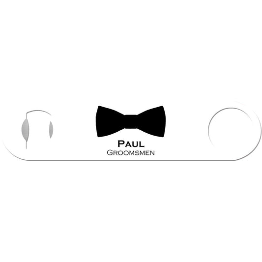 Black Tie Event - Personalized Bow Tie Bottle Opener