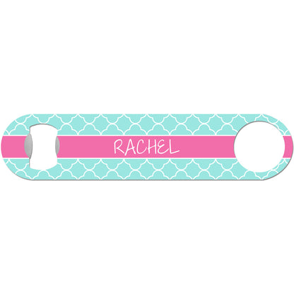 Custom Quatrefoil - Personalized Bottle Opener