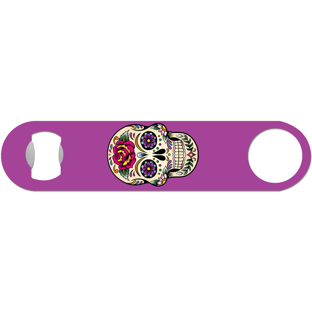 Day of the Dead Skull - Purple Bottle Opener