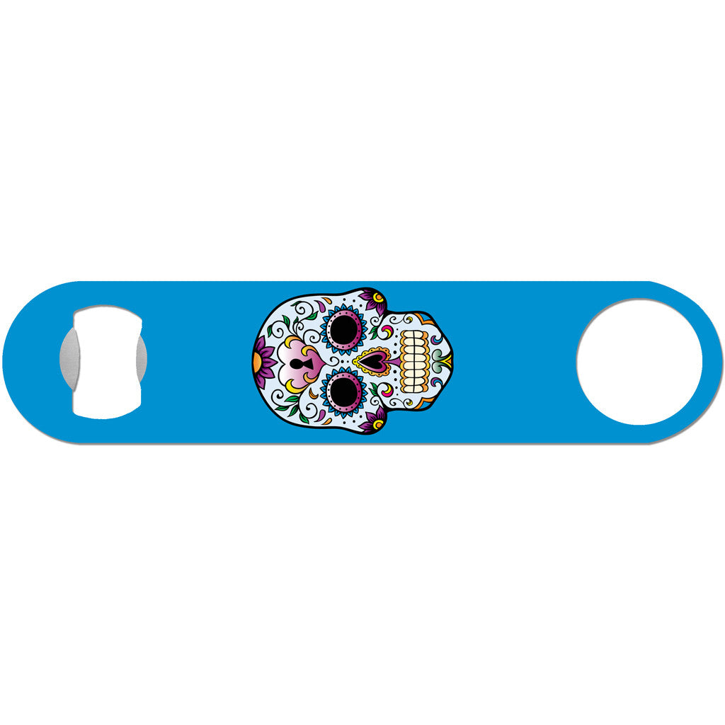 Day of the Dead Skull - Blue Bottle Opener