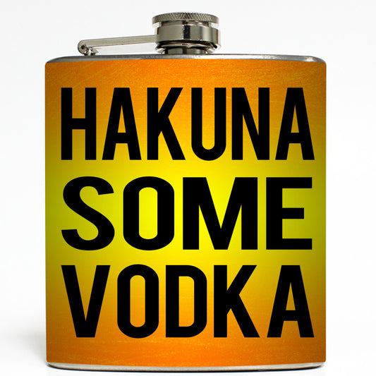 Hakuna Some Vodka - Funny Lion King Flask