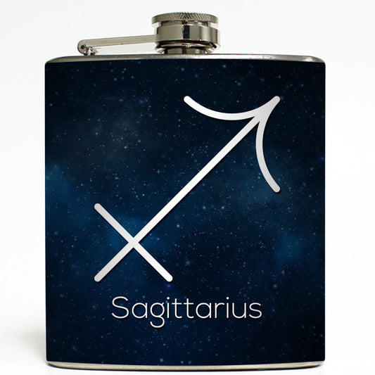 Sagittarius - Astrology Zodiac Sign Flask