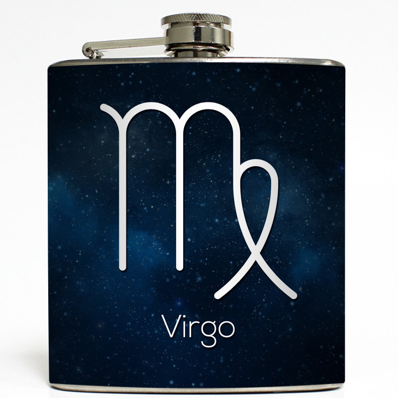 Virgo - Astrology Zodiac Sign Flask